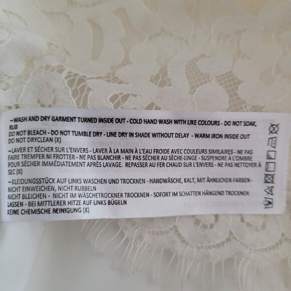 Keepsake The Label Sublime Drean Lace Halter Dress SZ S Ivory - Picture 14 of 14